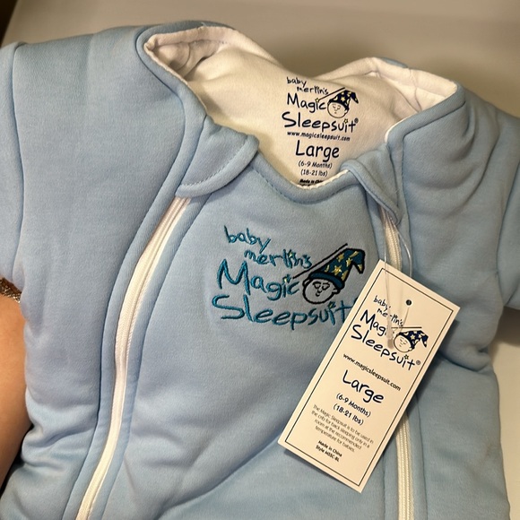 Magic Merlin Sleepsuit - Blue - Picture 3 of 3